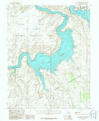 Deep Canyon North Utah Historical topographic map, 1:24000 scale, 7.5 X 7.5 Minute, Year 1987
