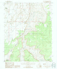 Deep Canyon South Utah Historical topographic map, 1:24000 scale, 7.5 X 7.5 Minute, Year 1987