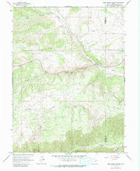 Deep Creek Canyon Utah Historical topographic map, 1:24000 scale, 7.5 X 7.5 Minute, Year 1962