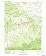 Deep Creek Canyon Utah Historical topographic map, 1:24000 scale, 7.5 X 7.5 Minute, Year 1962