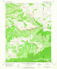 Deep Creek Canyon Utah Historical topographic map, 1:24000 scale, 7.5 X 7.5 Minute, Year 1962