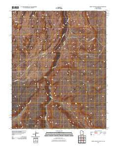 Deep Canyon South Utah Historical topographic map, 1:24000 scale, 7.5 X 7.5 Minute, Year 2011