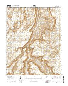 Deep Canyon South Utah Current topographic map, 1:24000 scale, 7.5 X 7.5 Minute, Year 2014