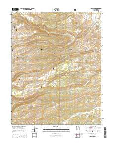 Deep Creek Utah Current topographic map, 1:24000 scale, 7.5 X 7.5 Minute, Year 2014
