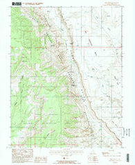 Deer Point Utah Historical topographic map, 1:24000 scale, 7.5 X 7.5 Minute, Year 1987