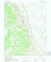 Deer Point Utah Historical topographic map, 1:24000 scale, 7.5 X 7.5 Minute, Year 1987