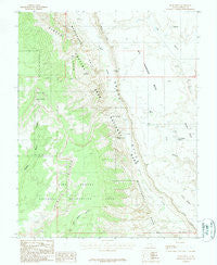 Deer Point Utah Historical topographic map, 1:24000 scale, 7.5 X 7.5 Minute, Year 1987