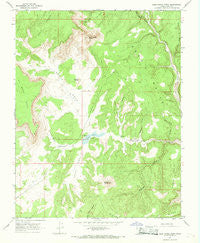 Deer Range Point Utah Historical topographic map, 1:24000 scale, 7.5 X 7.5 Minute, Year 1966