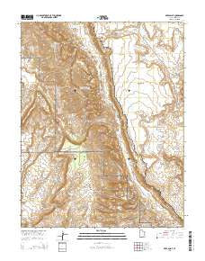 Deer Point Utah Current topographic map, 1:24000 scale, 7.5 X 7.5 Minute, Year 2014