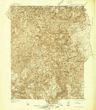 Delano Peak Utah Historical topographic map, 1:48000 scale, 15 X 15 Minute, Year 1937