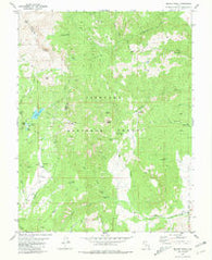Delano Peak Utah Historical topographic map, 1:24000 scale, 7.5 X 7.5 Minute, Year 1981