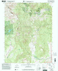 Delano Peak Utah Historical topographic map, 1:24000 scale, 7.5 X 7.5 Minute, Year 2001