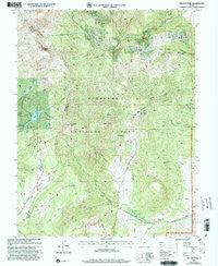 Delano Peak Utah Historical topographic map, 1:24000 scale, 7.5 X 7.5 Minute, Year 2001