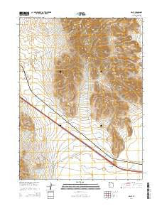 Delle Utah Current topographic map, 1:24000 scale, 7.5 X 7.5 Minute, Year 2014