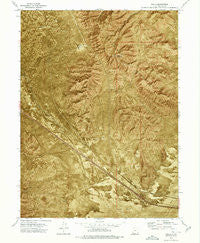Delle Utah Historical topographic map, 1:24000 scale, 7.5 X 7.5 Minute, Year 1973