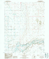 Delta NE Utah Historical topographic map, 1:24000 scale, 7.5 X 7.5 Minute, Year 1986
