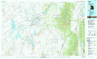 Delta Utah Historical topographic map, 1:100000 scale, 30 X 60 Minute, Year 1989
