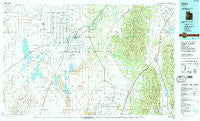Delta Utah Historical topographic map, 1:100000 scale, 30 X 60 Minute, Year 1989