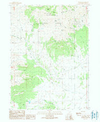 Dennis Hill Utah Historical topographic map, 1:24000 scale, 7.5 X 7.5 Minute, Year 1990