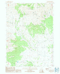 Dennis Hill Utah Historical topographic map, 1:24000 scale, 7.5 X 7.5 Minute, Year 1990