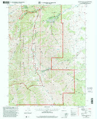 Deseret Peak East Utah Historical topographic map, 1:24000 scale, 7.5 X 7.5 Minute, Year 1998