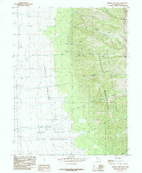 Deseret Peak West Utah Historical topographic map, 1:24000 scale, 7.5 X 7.5 Minute, Year 1985