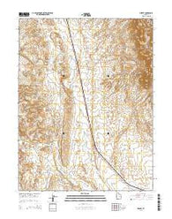 Desert Utah Current topographic map, 1:24000 scale, 7.5 X 7.5 Minute, Year 2014