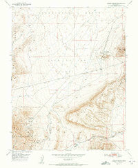 Desert Mound Utah Historical topographic map, 1:24000 scale, 7.5 X 7.5 Minute, Year 1951