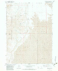 Desert Peak Utah Historical topographic map, 1:24000 scale, 7.5 X 7.5 Minute, Year 1983