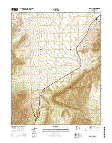 Desert Mound Utah Current topographic map, 1:24000 scale, 7.5 X 7.5 Minute, Year 2014