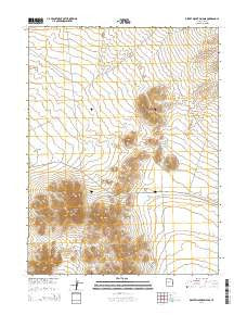 Desert Mountain Pass Utah Current topographic map, 1:24000 scale, 7.5 X 7.5 Minute, Year 2014