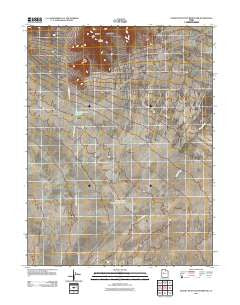 Desert Mountain Reservoir Utah Historical topographic map, 1:24000 scale, 7.5 X 7.5 Minute, Year 2010