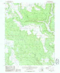 Devil Mesa Utah Historical topographic map, 1:24000 scale, 7.5 X 7.5 Minute, Year 1985