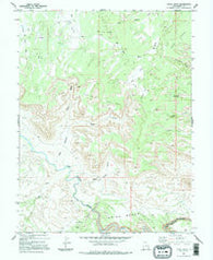 Devils Hole Utah Historical topographic map, 1:24000 scale, 7.5 X 7.5 Minute, Year 1983