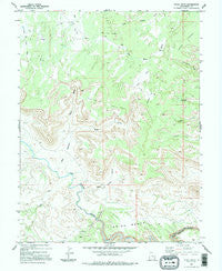Devils Hole Utah Historical topographic map, 1:24000 scale, 7.5 X 7.5 Minute, Year 1983