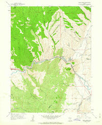 Devils Slide Utah Historical topographic map, 1:24000 scale, 7.5 X 7.5 Minute, Year 1961