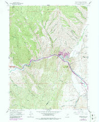 Devils Slide Utah Historical topographic map, 1:24000 scale, 7.5 X 7.5 Minute, Year 1961