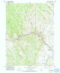 Devils Slide Utah Historical topographic map, 1:24000 scale, 7.5 X 7.5 Minute, Year 1991