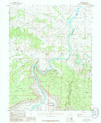 Dewey Utah Historical topographic map, 1:24000 scale, 7.5 X 7.5 Minute, Year 1985