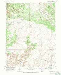 Dinosaur NW Utah Historical topographic map, 1:24000 scale, 7.5 X 7.5 Minute, Year 1968