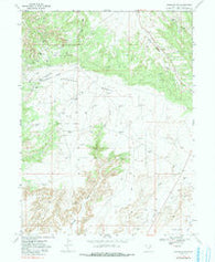 Dinosaur NW Utah Historical topographic map, 1:24000 scale, 7.5 X 7.5 Minute, Year 1968