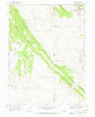 Dinosaur Colorado Historical topographic map, 1:24000 scale, 7.5 X 7.5 Minute, Year 1968