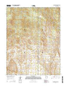 Dodge Spring Utah Current topographic map, 1:24000 scale, 7.5 X 7.5 Minute, Year 2014