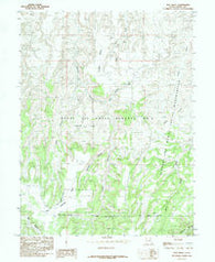 Dog Knoll Utah Historical topographic map, 1:24000 scale, 7.5 X 7.5 Minute, Year 1985