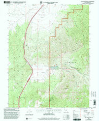 Dog Valley Peak Utah Historical topographic map, 1:24000 scale, 7.5 X 7.5 Minute, Year 2001