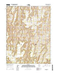 Dog Knoll Utah Current topographic map, 1:24000 scale, 7.5 X 7.5 Minute, Year 2014