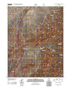 Dog Valley Peak Utah Historical topographic map, 1:24000 scale, 7.5 X 7.5 Minute, Year 2011