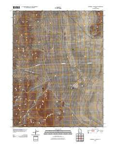 Dowdell Canyon Utah Historical topographic map, 1:24000 scale, 7.5 X 7.5 Minute, Year 2010