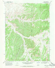 Dragon Utah Historical topographic map, 1:24000 scale, 7.5 X 7.5 Minute, Year 1968