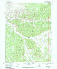 Dragon Utah Historical topographic map, 1:24000 scale, 7.5 X 7.5 Minute, Year 1968